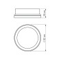 Вставка SP-POLO-R85 (WH 3-3) металл Arlight 020880 Вставка SP-POLO-R85 (WH 3-3) металл Arlight 020880