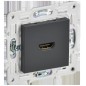Розетка HDMI SKANDY SK-H01T титан IEK SK-H10-K48