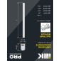 Светильник светодиодный ДБО 3002 7Вт 4000К IP20 572мм линейный пластик IEK LDBO0-3002-7-4000-K01