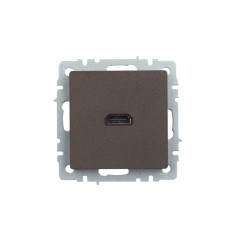 Розетка СП BRITE HDMI РHDMI-0-БрТБ механизм бронза IEK BR-H10-K45