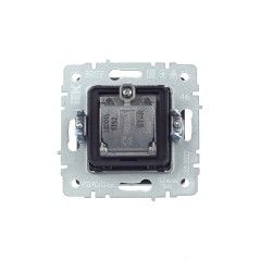 Розетка телевизионная TV/SAT 2-м Brite РТВ/РСп12-БрС механизм сталь IEK BR-AF20-O-K46