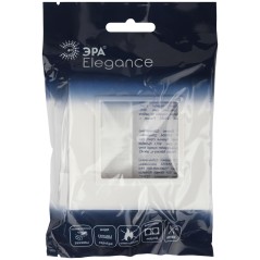 Рамка 1-м Elegance 14-5011-01 Classic бел. Эра Б0060571