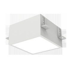 Светильник светодиодный DL-Grill для потолка Грильято 200х200 25Вт 3000К 186х186х75 IP40 встраив. RAL9003 бел. муар VARTON V1-R0