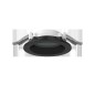 Светильник светодиодный DL-01 Pro 100мм 13Вт 4000К CRI90 120х49мм IP65/40 защ. силикат. стекло RAL9005 черн. муар VARTON V1-RF-9