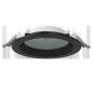 Светильник светодиодный DL-01 Pro 160мм 20Вт 4000К CRI90 176x51мм IP65/40 защ. силикат. стекло RAL9005 черн. муар диммер DALI VA