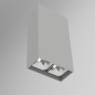 Светильник светодиодный DL-Box Reflect Multi 1х2 5Вт 4000К 80х40х150 накладной 35град.х75град. RAL7045 сер. муар диммер DALI VAR
