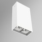 Светильник светодиодный DL-Box Reflect Multi 1х2 5Вт 4000К 80х40х150 накладной 36град. RAL9003 бел. муар диммер DALI VARTON V1-R