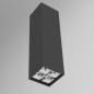 Светильник светодиодный DL-Box Reflect Multi 2х2 10Вт 3000К 80х80х300 накладной 36град. RAL9005 черн. муар диммер DALI VARTON V1 Светильник светодиодный DL-Box Reflect Multi 2х2 10Вт 3000К 80х80х300 накладной 36град. RAL9005 черн. муар диммер DALI VARTON V1