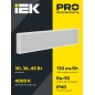 Светильник светодиодный ДВО 1032 PRO 30Вт 4000К Ra»90 1195х180 опал IEK LTP-DVO1-1032-30-40-K01 Светильник светодиодный ДВО 1032 PRO 30Вт 4000К Ra»90 1195х180 опал IEK LTP-DVO1-1032-30-40-K01