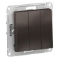 Выключатель 3-кл. СП AtlasDesign 10А IP20 (сх. 1+1+1) 10AX механизм мокко SE ATN000631 Выключатель 3-кл. СП AtlasDesign 10А IP20 (сх. 1+1+1) 10AX механизм мокко SE ATN000631