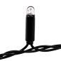 Гирлянда светодиодная "LED ClipLight" 5 нитей х20м 665LED тепл. бел. 50Вт 24В IP65 эффект мерцания flashing бел. Neon-Night 323-