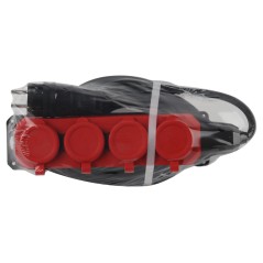 Удлинитель силовой UK-4e-3x1.5-5m-IP44(KG) с заземлением 4 розетки каучук 5м КГ 3х1.5кв.мм IP44 Эра Б0057585