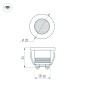 Светильник светодиодный LTM-R35WH 1W White 30deg (IP40 металл) Arlight 020751 Светильник светодиодный LTM-R35WH 1W White 30deg (IP40 металл) Arlight 020751