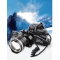 Фонарь аккумуляторный налобный GA-806 CREE 5Вт регулир. фокус литиевый аккум. 2.5А.ч алюм. USB пластик. (кор.) Эра Б0039626