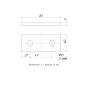 Пластина STRUT 2 отверстия HDZ EKF stp2-HDZ Пластина STRUT 2 отверстия HDZ EKF stp2-HDZ