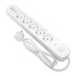 Удлинитель 5х1.5м IP20 2USB 2.4А+2type-C LUX 1.5кв.мм EKF UBA-LUX-515-TC Удлинитель 5х1.5м IP20 2USB 2.4А+2type-C LUX 1.5кв.мм EKF UBA-LUX-515-TC