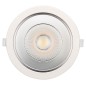 Светильник светодиодный LTD-LEGEND-R175-20W Warm3000 WH 50 deg IP20 металл Arlight 025143(1)