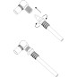 Переходник Simple RS-A04-1 гнездо F-штекер TV угловой 1 шт ЭРА Б0048298
