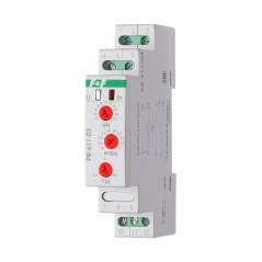 Реле тока PR-611-03 (180-360А , регулир. задержка отключ., с выносным ТТ в комплекте 1 модуль, монтаж на DIN-рейке) F@F EA03.004