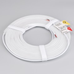 Лента герметичная MOONLIGHT-SIDE-A120-06x12mm 24В White6000 (9.6Вт/м IP65 wire x2) (прямой вывод кабеля) (уп.5м) Arlight 041033
