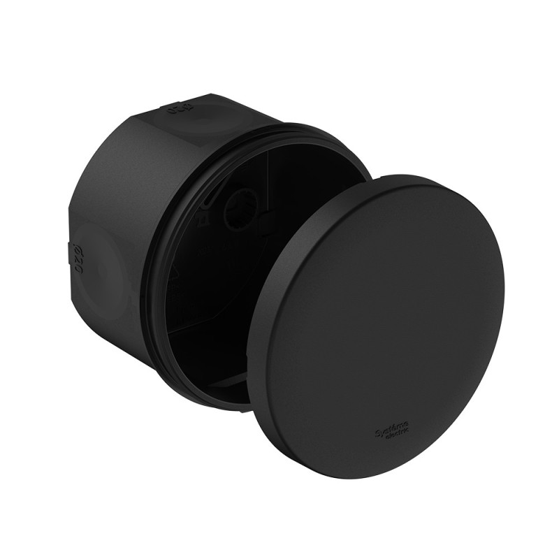 Коробка распределительная MultiBox IP66 d80х50 DIY (со стикером) черн. SE IMT352951 Коробка распределительная MultiBox IP66 d80х50 DIY (со стикером) черн. SE IMT352951