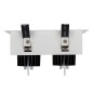 Светильник светодиодный CL-KARDAN-S180x102-2x9W Warm WH-BK 38 deg IP20 металл Arlight 024130 Светильник светодиодный CL-KARDAN-S180x102-2x9W Warm WH-BK 38 deg IP20 металл Arlight 024130