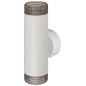 Светильник WL50 WH/BK 2хGU10 2х12Вт IP20 настенный бел. черн. Эра Б0061196