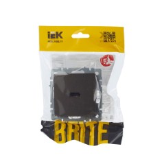 Розетка СП BRITE HDMI РHDMI-0-БрТБ механизм бронза IEK BR-H10-K45
