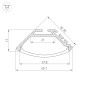 Профиль L2000 KLUS-P45 ANOD Arlight 020898 Профиль L2000 KLUS-P45 ANOD Arlight 020898