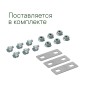 Крышка на Ответвитель Т осн.500 R-300мм в компл. с крепежн. элемент. и соединения пластинами цинк-ламель DKC LK0503KZL