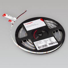 Лента светодиодная RT-A60-8mm 24V Cool 8К 4.8Вт/м IP20 2835 открытый (уп.5м) Arlight 016147(2)