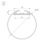 Профиль с экраном SL-ROUND-D120-2500 ANOD+OPAL 2.5м алюминий Arlight 020475 Профиль с экраном SL-ROUND-D120-2500 ANOD+OPAL 2.5м алюминий Arlight 020475