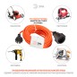 Удлинитель-шнур 1х20м без заземл. 6А IP20 UPx-1-2х0.75-20m ПВС 2х0.75 (бухта) Эра Б0043037