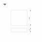 Светильник IM-QUADRO-EMERGENCY-3H-S500x500-54W Warm3000 (WH 120 deg 230В) (IP40 металл) Arlight 041042