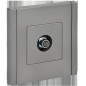 Розетка TV оконечная FORTE@PIANO FP528 сталь IEK FP-A10-O-K46