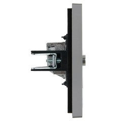 Розетка TV оконечная FORTE@PIANO FP528 сталь IEK FP-A10-O-K46