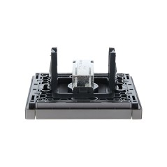 Розетка TV оконечная FORTE@PIANO FP528 сталь IEK FP-A10-O-K46