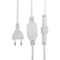 Гирлянда светодиодная "Светодиодный Дождь" 2х0.8м 160LED син. 10Вт 230В IP65 провод прозр. (нужен шнур питания 303-500-1) Neon-N