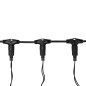 Гирлянда светодиодная "LED ClipLight" 5 нитей х20м 665LED тепл. бел. 50Вт 24В IP65 эффект мерцания flashing бел. Neon-Night 323-