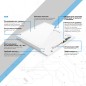 Светильник светодиодный MiR 30Вт 6500К IP40 3700лм 595х595х50мм ДВО офисный рассеив. призма с БАП GAUSS G1-A0-00070-01GA3-200356