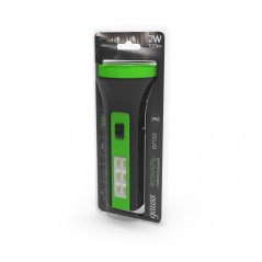 Фонарь ручной аккумуляторный GFL 2Вт 100лм IP3X аккум. Lead acid 250мА.ч GAUSS GF102