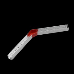 Угол для лотка горизонтальный 45град. 100х100 "ПЛЮС" GLplus45-100-100 INOX304 КМ PL5583