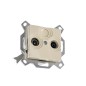 Розетка телевизионная проходная TV/R Levit 7дБ сл. кость ABB 2CHH083607A6017 Розетка телевизионная проходная TV/R Levit 7дБ сл. кость ABB 2CHH083607A6017