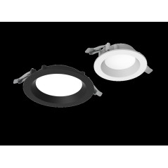 Светильник светодиодный DL-01 Pro 100мм 13Вт 4000К CRI90 120х49мм IP65/40 защ. силикат. стекло RAL9005 черн. муар VARTON V1-RF-9
