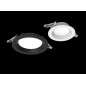 Светильник светодиодный DL-01 Pro 100мм 13Вт 4000К CRI90 120х49мм IP65/40 защ. силикат. стекло RAL9005 черн. муар VARTON V1-RF-9