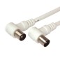 Шнур TV Plug - TV Plug 1.5м угловой бел. Rexant 18-0112 Шнур TV Plug - TV Plug 1.5м угловой бел. Rexant 18-0112