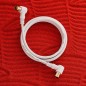 Шнур TV Plug - TV Plug 1.5м угловой бел. Rexant 18-0112 Шнур TV Plug - TV Plug 1.5м угловой бел. Rexant 18-0112