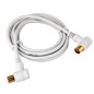 Шнур TV Plug - TV Plug 1.5м угловой бел. Rexant 18-0112 Шнур TV Plug - TV Plug 1.5м угловой бел. Rexant 18-0112