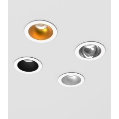Светильник светодиодный DL-Spark 25Вт 4000К IP44 150х105 60град. встраив. с матов. серебр. рефлектором бел. VARTON V1-R0-00434-1