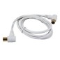 Шнур TV Plug - TV Jack 5м угловой бел. Rexant 18-0025 Шнур TV Plug - TV Jack 5м угловой бел. Rexant 18-0025